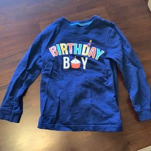Carter’s “Birthday Boy” long sleeve shirt